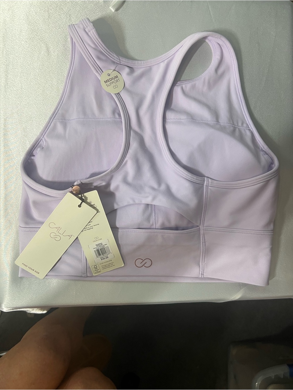 Calia high neck sports bra Energize Lavender